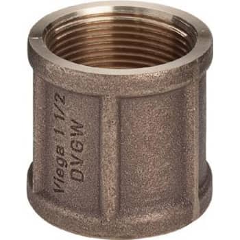 1/2" Muffe Rødgods Silicium Bronze
