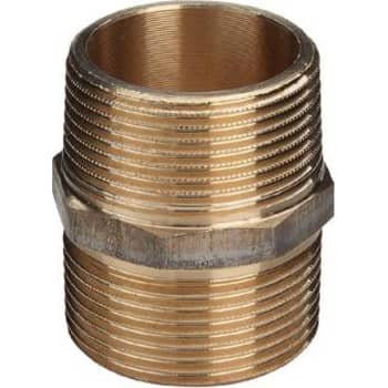 1/2" Brystnippel Rødgods Silicium Bronze