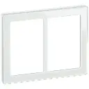 LK Fuga ramme PURE 66 glas 2x1½m - hvid