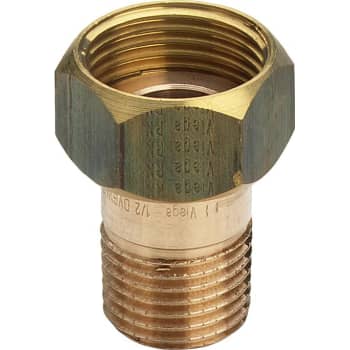 1" x 3/4" Forskruning med omløber Rødgods Silicium Bronze