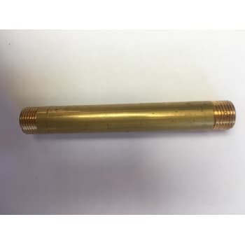 Messing nippelrør 1/2" X 120 mm.