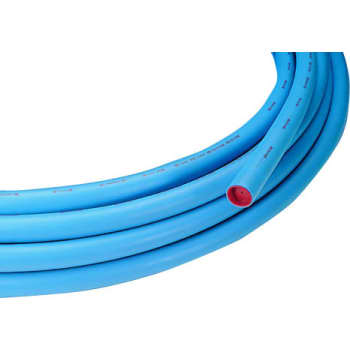 Wavin 32 mm PE80 PN10 SDR11 rør, blå, anbrud