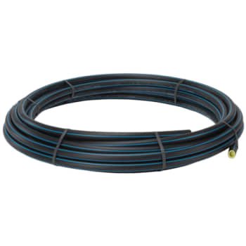 Uponor 75 mm PE100RC PN16 SDR11 rør, sort/blå, 50 m