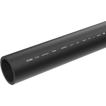 Evopipes 125 mm PE100RC PN16 SDR11 rør, sort, 6 m, EN 12201