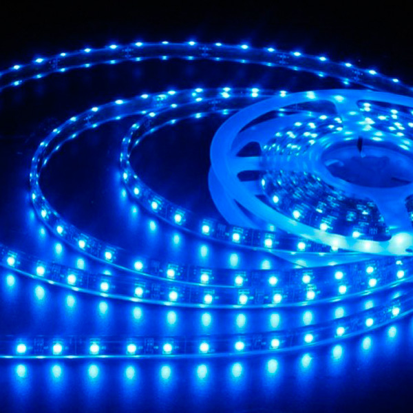 LED bånd 4,8W/m blå