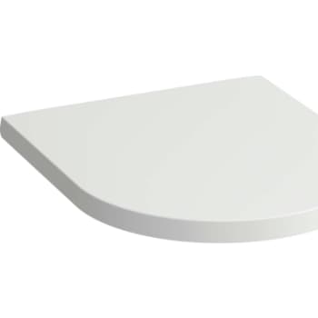 Kartell Laufen sæde m. Soft Close & Quick-release, mat hvid
