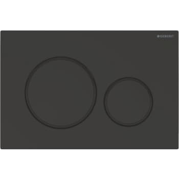Geberit Sigma 20 betjeningsplade i sort/mat sort