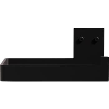 Nichba toiletrulleholder sort pulverlakeret