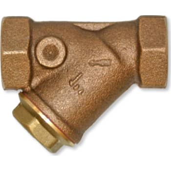 1/2" Snavssamler i rødgods med integreret Y-filter