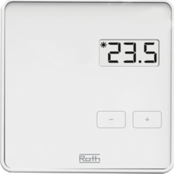Roth Project rumtermostat, display, hvid