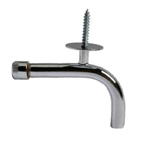 Svanehals M/1 1/4" Skrue - Krom