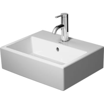 Duravit Vero Air vask 45x35cm uden hanehul medoverløb, wondergliss