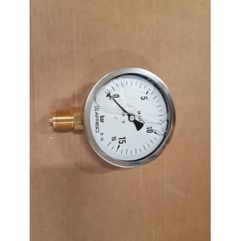 Manometer Ø100 0-16 bar, ½" nedadvendt