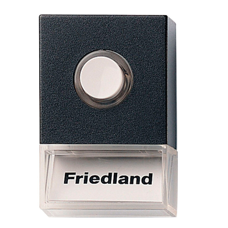 Friedland Tryk for ringeklokke D723 Sort