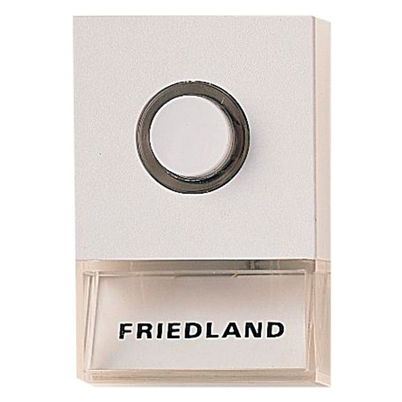 Friedland Tryk for ringeklokke D723 Hvid