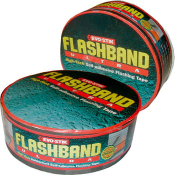 Flashband blygrå 100 mm x 10 meter