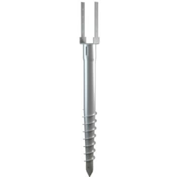 Stavrex 65 x 750 mm jordskrue til 3" hegnsstolpe, 1:20 maskine