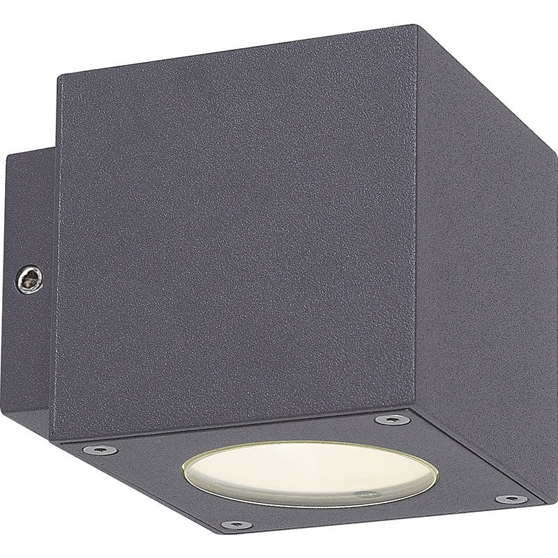 Væglampe CUBE 2x3W Antracit