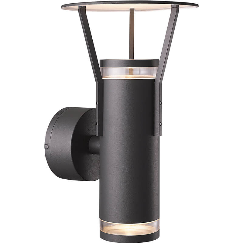 Væglampe Eklof II, 2x8W Grå