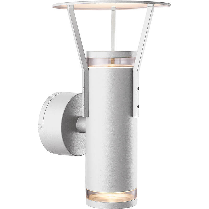 Væglampe Eklof II Top, 2x8W Aluminium