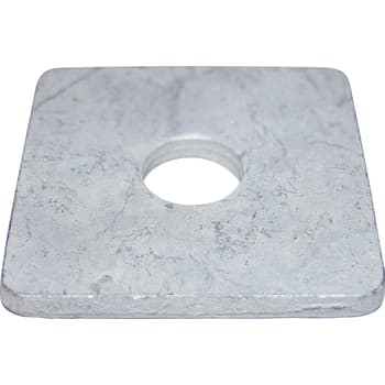 Firkantskive M8, 25 x 25 x 8 x 3 mm, FZV, 6 stk.