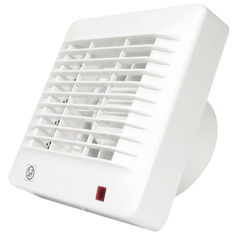 S&P ventilator EDM 100TZ m. timer og kuglelejer