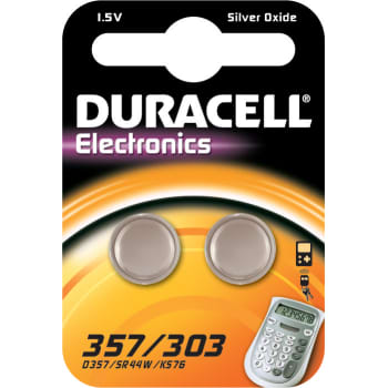 Duracell batteri, Electronics 357/303, 2 stk.