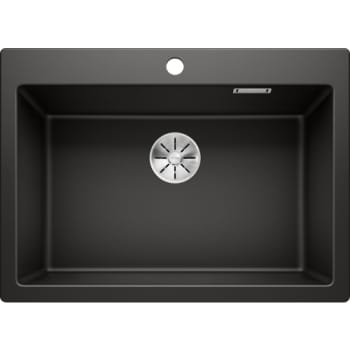 BLANCO PLEON 8-F UXI køkkenvask 69 x 50 cm Silgranit® sort