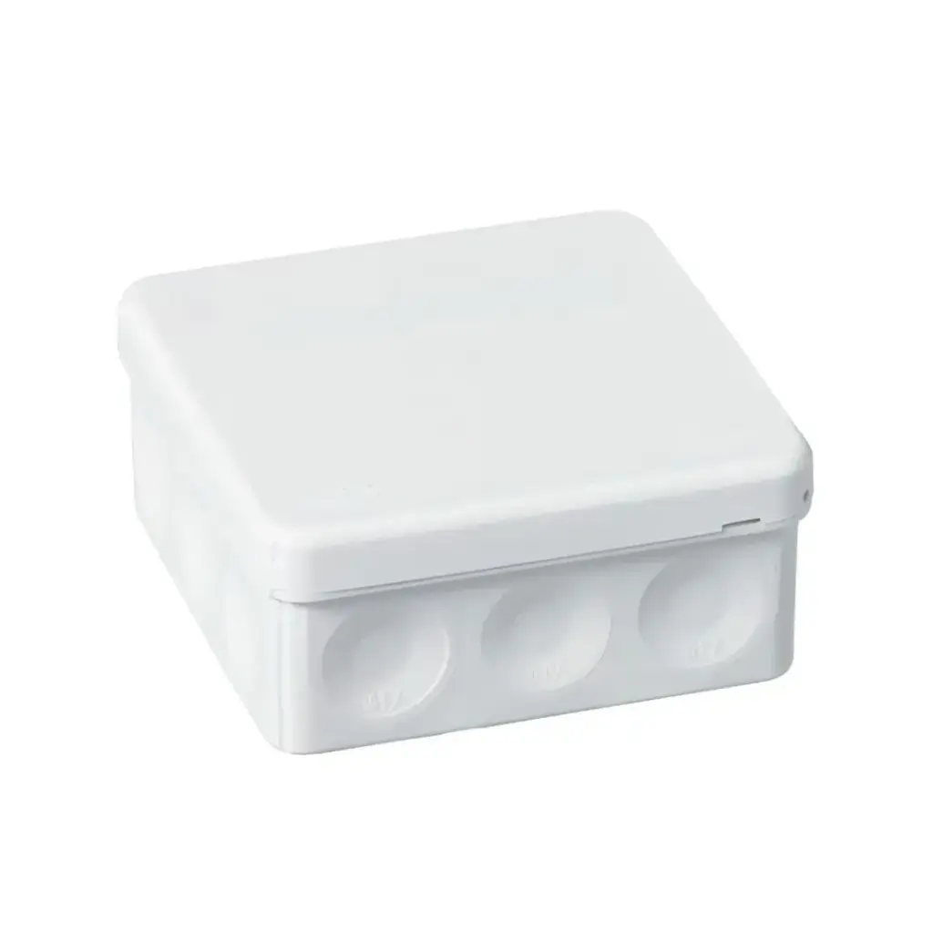 AP9 monteringsdåse 86x86x39mm - hvid