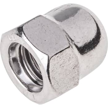 Topmøtrik M5, A4, DIN 1587, 6-kant