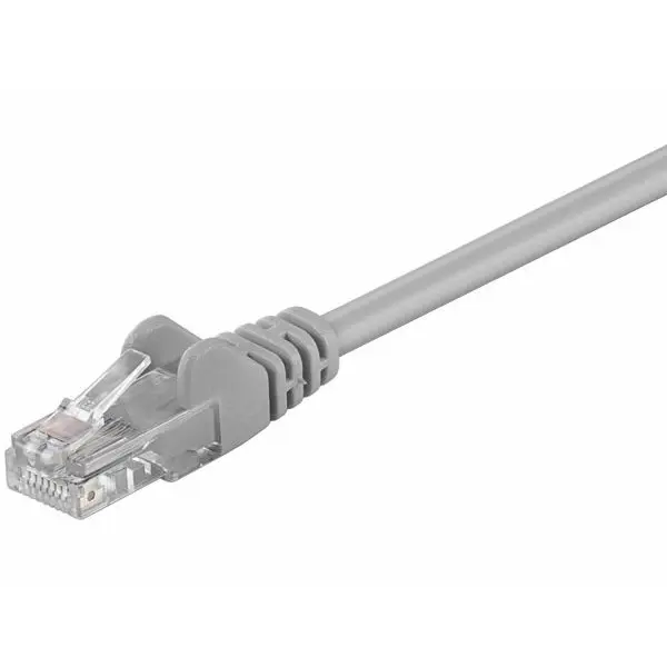 Netværkskabel UTP KAT5, grå - 1 meter