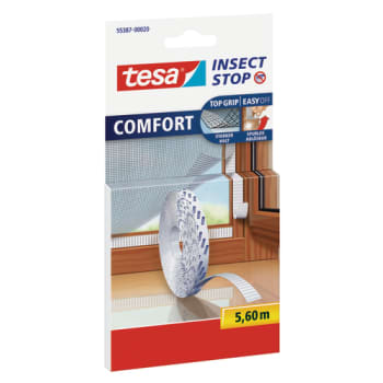 Insektnet Comfort burretape til vindue 5,6mx9mm hvid