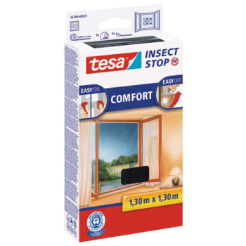 Insektnet Comfort Vinduer 1,3mx1,3m sort