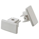 Square 1F 230V endestykke - hvid