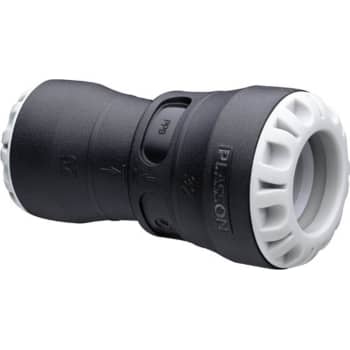 Plasson 40 x 32 mm Samlemuffe reduceret, PP, PN16