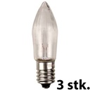 Juletræspære 3W 14V E10 - 3 stk.