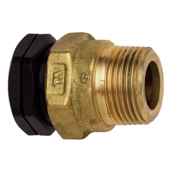 IMI TA 40 mm x 1.1/2" overgang med nippel, messing, PN16