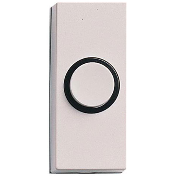 Friedland ringetryk til ringeklokke Sesame D814 - hvid