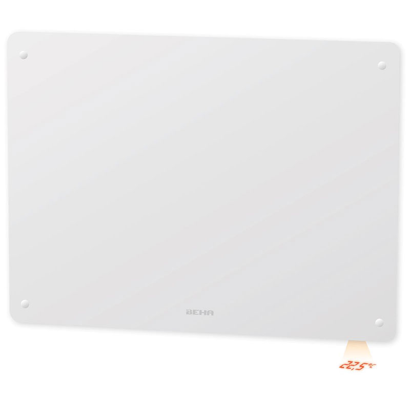 Smartovn varmepanel m. Wi-Fi og glasfront 600W 230V