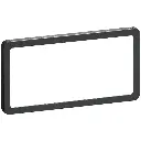 LK Fuga ramme SLIM 55 2m - koksgrå