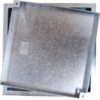 Jesmig 600 x 79 mm brønddæksel til integrerede fliser, 5 t