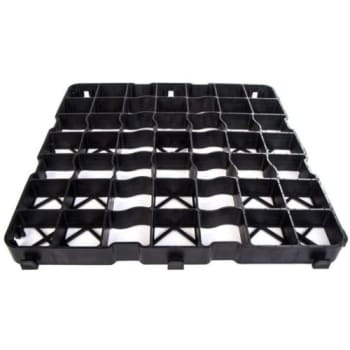 LHI Ecogrid N50 græsarmering, sort, 500 x 500 x 50 mm, 24 t