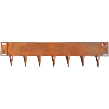 Core Edge 150/115 x 1000 x 1,6 mm kantskinne med spyd, corten