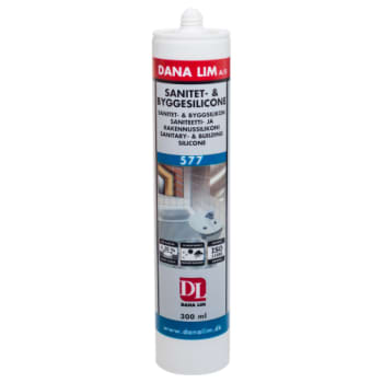 Sanitet- & Byggesilicone 577, transparent 300 ml