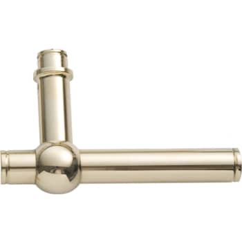 Dørgreb Skodsborg 8018, uden besætning, messing poleret, 18 mm.