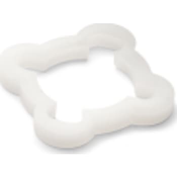 PVC styrebrik, 45 x 4,5 x 45mm