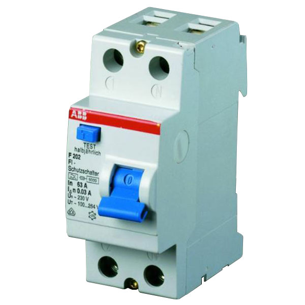 ABB HPFI relæ 40A 30mA 2P Type A
