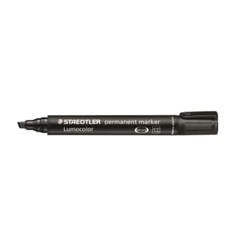 Staedtler permanent marker, skrå spids, sort