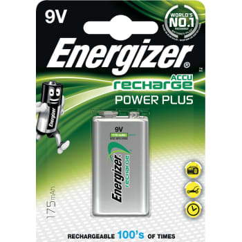 Energizer genopladelig 9V/NH22 batteri, 1 stk.