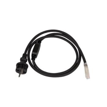 Ranceo 230-V-kabel til LED-strip/lysbånd, 1,5 m, firkantet stik